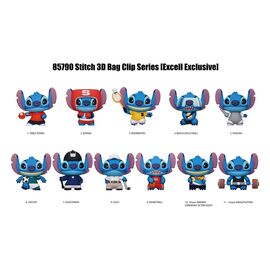 Lilo & Stitch 3D PVC Bag Clips  Series 1 Sport Display (24)