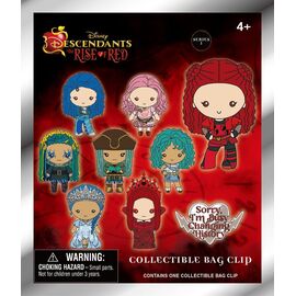 Descendants 3D Foam Bag Clips Series 1 Display (24)