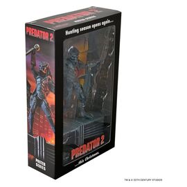 Predator 2 Action Figure City Hunter Poster Series 18 cm