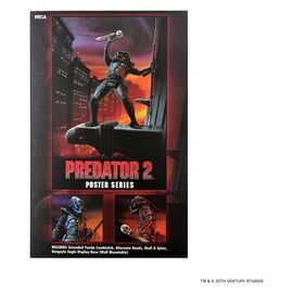Predator 2 Action Figure City Hunter Poster Series 18 cm
