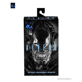 Aliens Ultimate Action Figure Warrior (1986) Xenomorph Black (40th Anniversary) 23 cm