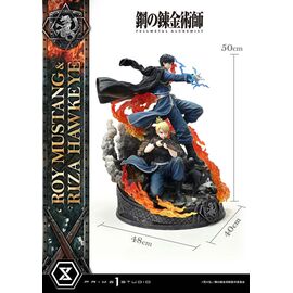 Fullmetal Alchemist Concept Masterline Statue 1/6 Roy Mustang & Riza Hawkeye Deluxe Version 50 cm