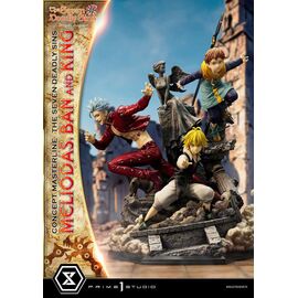 Seven Deadly Sins Concept Masterline Series Statue Meliodas, Ban and King 55 cm