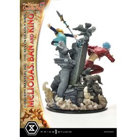 Seven Deadly Sins Concept Masterline Series Statue Meliodas, Ban and King 55 cm