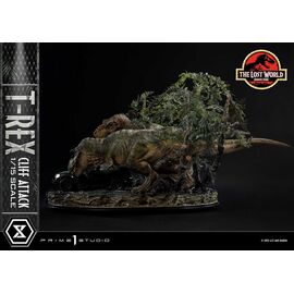 Jurassic World: The Lost World Statue 1/15 T-Rex Cliff Attack Bonus Version 53 cm
