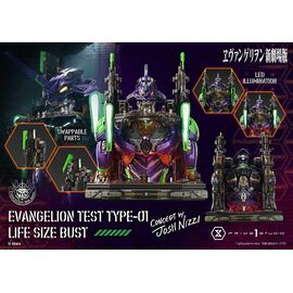 Neon Genesis Evangelion Life Size Bust 1/1 Test Type-01 (Concept by Josh Nizzi) 86 cm