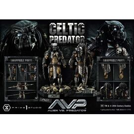 The Alien vs. Predator Museum Masterline Series Statue 1/3 Celtic Predator Bonus Ver. 95 cm
