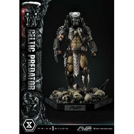 The Alien vs. Predator Museum Masterline Series Statue 1/3 Celtic Predator Bonus Ver. 95 cm
