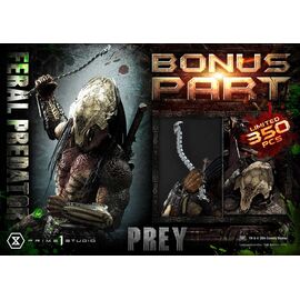 Prey (Movie) Museum Masterline Series Statue 1/3 Feral Predator Deluxe Bonus Version 89 cm