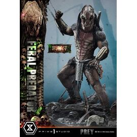 Prey (Movie) Museum Masterline Series Statue 1/3 Feral Predator Deluxe Bonus Version 89 cm