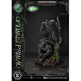 Transformers: Rise of the Beasts Museum Masterline Statue Optimus Primal Ultimate Bonus Version 72 cm