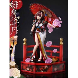 Original Illustration by Fuzichoco Prisma Wing PVC Statue 1/7 Scarlet Umbrella And Peony Deluxe Version 32 cm