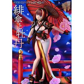 Original Illustration by Fuzichoco Prisma Wing PVC Statue 1/7 Scarlet Umbrella And Peony Deluxe Version 32 cm