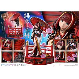 Original Illustration by Fuzichoco Prisma Wing PVC Statue 1/7 Scarlet Umbrella And Peony Deluxe Version 32 cm