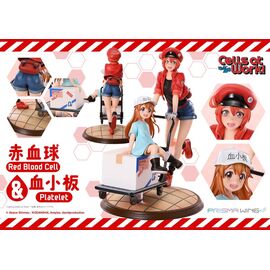 Cells at Work Prisma Wing PVC Statue Red Blood Cell & Platelet  26 cm
