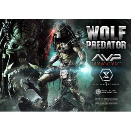 Alien vs. Predator Real Elite Masterline Series Statue 1/3 Requiem Wolf Predator Deluxe Ver. 95 cm