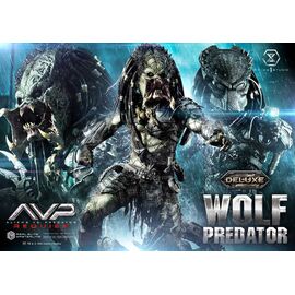 Alien vs. Predator Real Elite Masterline Series Statue 1/3 Requiem Wolf Predator Deluxe Bonus Ver. 95 cm