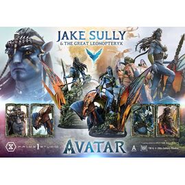 Avatar (Film) Real Elite Masterline Series Statue 1/4 Jake Sully & The Great Leonopteryx 87 cm