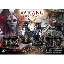 Avatar: Fire and Ash (Film) Real Elite Masterline Series Statue 1/4 Varang & Nightwraith Avatar Legacy Collection Bonus Version 96 cm