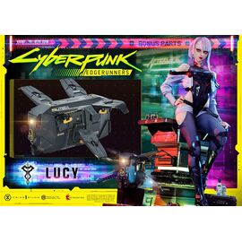 Cyberpunk: Edgerunners Real Elite Masterline Series Statue 1/4 Deluxe Bonus Version 50 cm