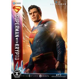 Superman (2025) Real Elite Masterline Series Statue 1/3 Superman with Krypto 95 cm