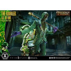 DC Comics Real Elite Masterline Series Statue 1/3 The Riddler All In One (Design by Carlos D'Anda) DX Bonus Version 74 cm