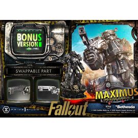 Fallout Real Elite Masterline Statue 1/4 Maximus Power Armor DX Bonus Version 67 cm