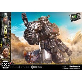 Fallout Real Elite Masterline Statue 1/4 Maximus Power Armor DX Bonus Version 67 cm