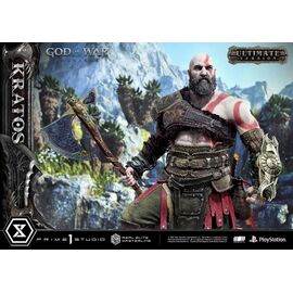 God of War: Ragnarok Real Elite Masterline Series Statue 1/3 Kratos Ultimate Version 95 cm