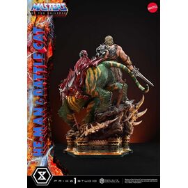 Masters of the Universe Real Elite Masterline Series Statue 1/4 He-Man & Battle Cat 86 cm