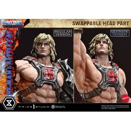 Masters of the Universe Real Elite Masterline Series Statue 1/4 He-Man & Battle Cat Ultimate Version 86 cm
