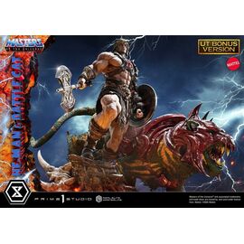 Masters of the Universe Real Elite Masterline Series Statue 1/4 He-Man & Battle Cat Ultimate Bonus Version 86 cm