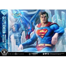 DC Comics Throne Legacy Collection Statue Statue 1/4 Superman Fortress of Solitude on Throne (Design by Gabriele Dell'Otto) Ultimate Version 52 cm