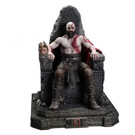 Throne Legacy God of War Series Statue 1/3 Ragnarok Master Thyself Kratos  67 cm