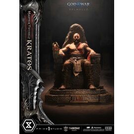 Throne Legacy God of War Series Statue 1/3 Ragnarok Master Thyself Kratos  67 cm
