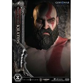 Throne Legacy God of War Series Statue 1/3 Ragnarok Master Thyself Kratos  67 cm