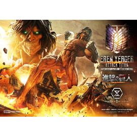 Attack on Titan (TV animation) Ultimate Diorama Masterline Statue Eren Yeager Attack Titan Bonus Version 81 cm
