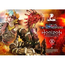 Horizon Forbidden West Ultimate Diorama Masterline Series Statue Aloy vs. The Slitherfang Bonus Version 82 cm