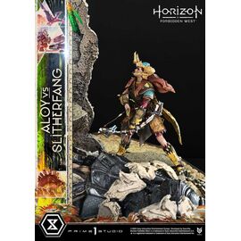 Horizon Forbidden West Ultimate Diorama Masterline Series Statue Aloy vs. The Slitherfang Bonus Version 82 cm