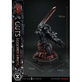 Berserk Ultimate Premium Masterline Series Statue 1/4 Guts, Berserker Armor Grunbeld vs. Guts 94 cm