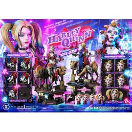 Batman Ultimate Premium Masterline Series Statue Cyberpunk Harley Quinn Deluxe Version 60 cm