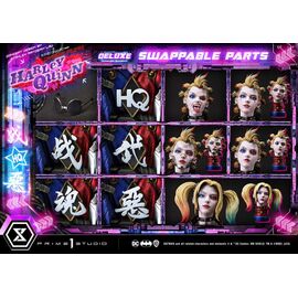 Batman Ultimate Premium Masterline Series Statue Cyberpunk Harley Quinn Deluxe Version 60 cm