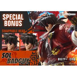 Guilty Gear Strive Ultimate Premium Masterline Series Statue 1/4 Sol Badguy Bonus Version 82 cm