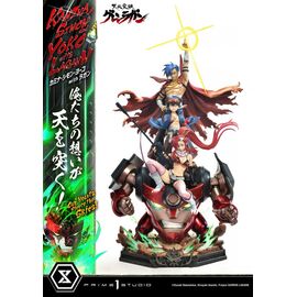 Gurren Lagann Ultimate Premium Masterline Series Statue 1/4 Kamina, Simon & Yoko with Lagann 97 cm