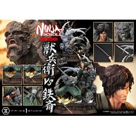 Ninja Scroll Ultimate Premium Masterline Series Statue 1/4 Jubei Versus Tessai 101 cm