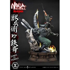 Ninja Scroll Ultimate Premium Masterline Series Statue 1/4 Jubei Versus Tessai 101 cm