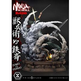 Ninja Scroll Ultimate Premium Masterline Series Statue 1/4 Jubei Versus Tessai 101 cm