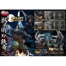 Ninja Scroll Ultimate Premium Masterline Series Statue 1/4 Jubei Versus Tessai Deluxe Version 101 cm