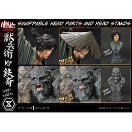 Ninja Scroll Ultimate Premium Masterline Series Statue 1/4 Jubei Versus Tessai Deluxe Version 101 cm