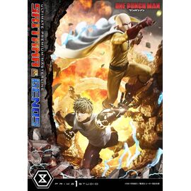 One-Punch Man Premium Masterline Series Statue 1/4 Saitama & Genos 73 cm